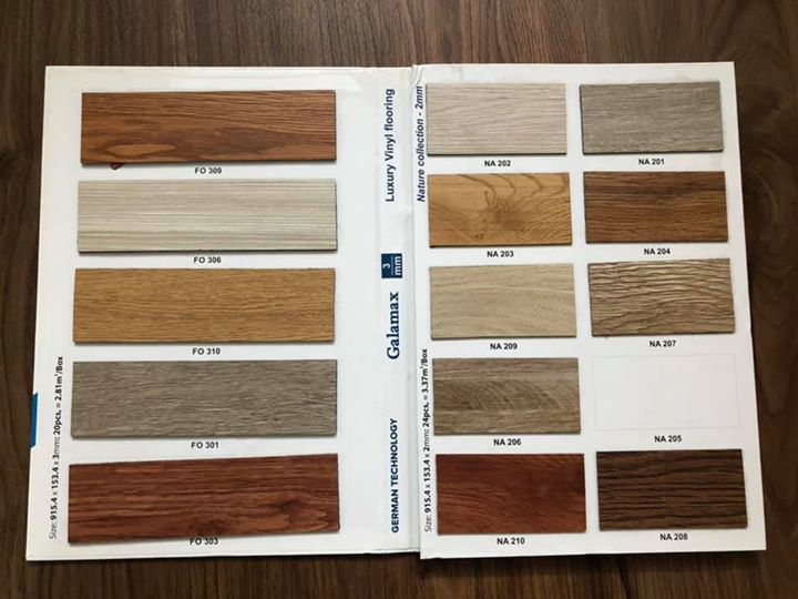 Sàn nhựa vân gỗ galamax