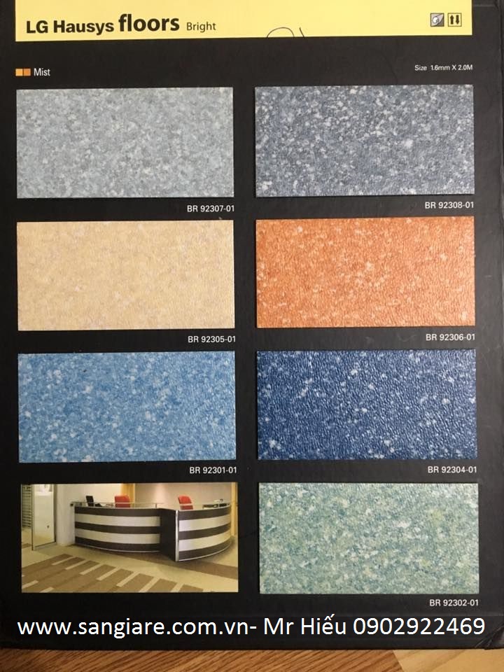 Sàn vinyl kháng khuẩn LG Hausys floors
