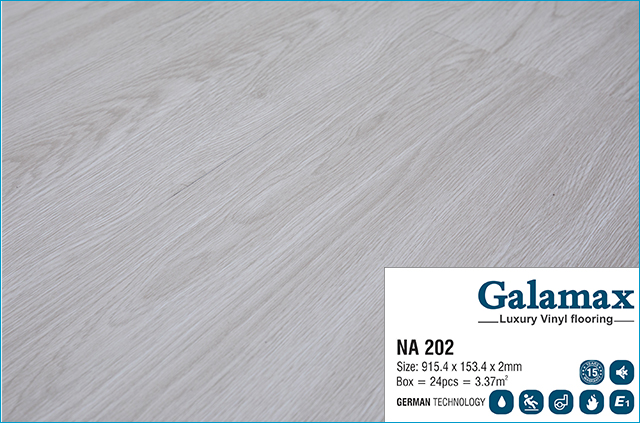 Sàn nhựa giá rẻ Galamax giả gỗ Na 202