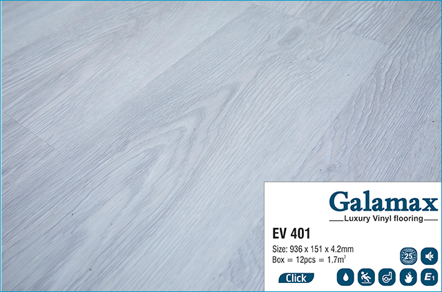 Sàn nhựa hèm khóa Galamax EV 401 