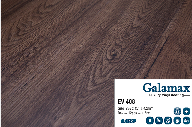 Sàn nhựa hèm khóa Galamax EV 408