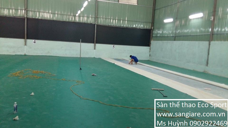 Sàn thể thao đa năng sân cầu lông ECO sport.