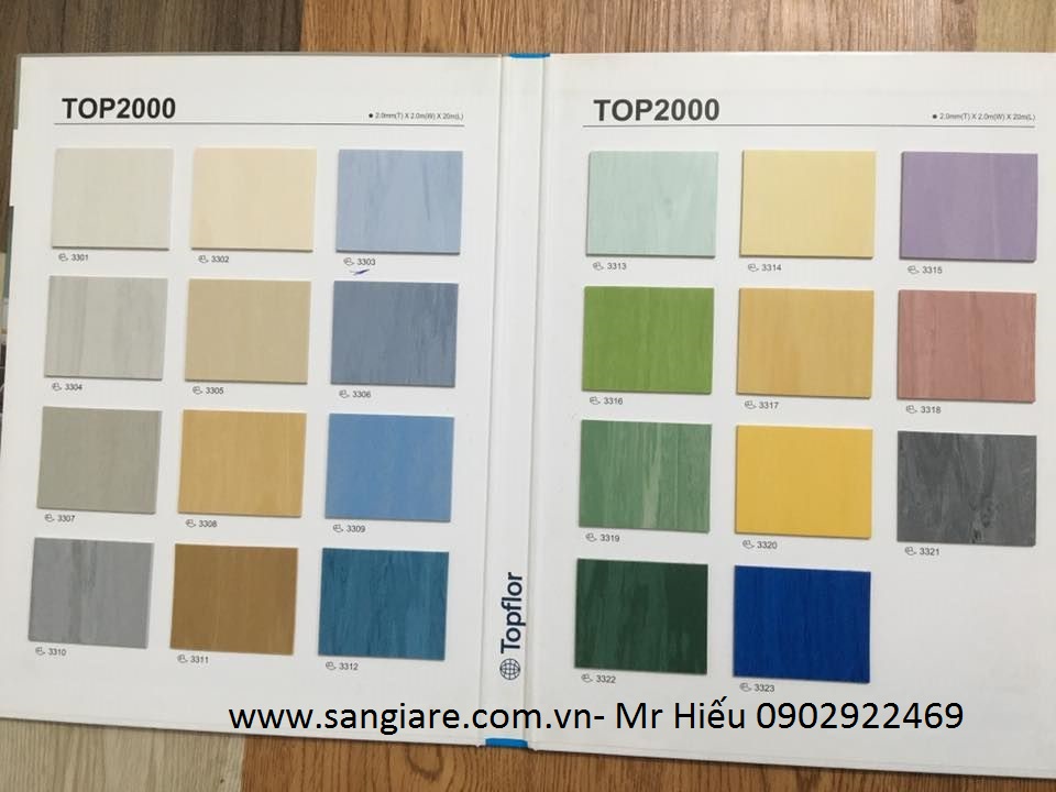 màu sàn kháng khuẩn