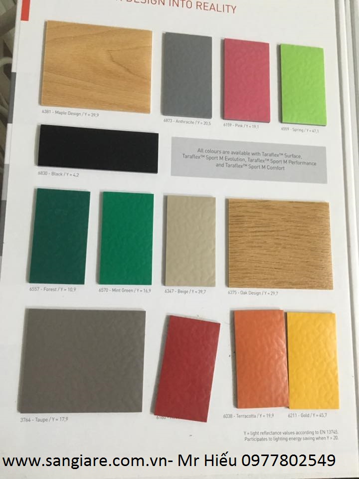 sàn thể thao đa năng Gerflor Taraflex 