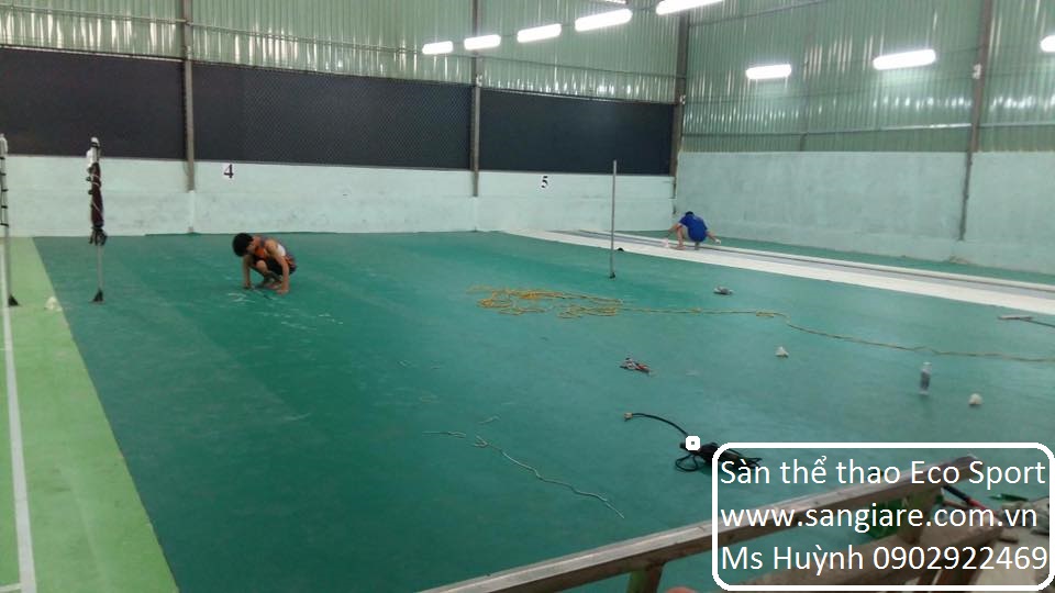 Nhà thi đấu đa năng sân cầu lông ECO SPORT trong nhà.