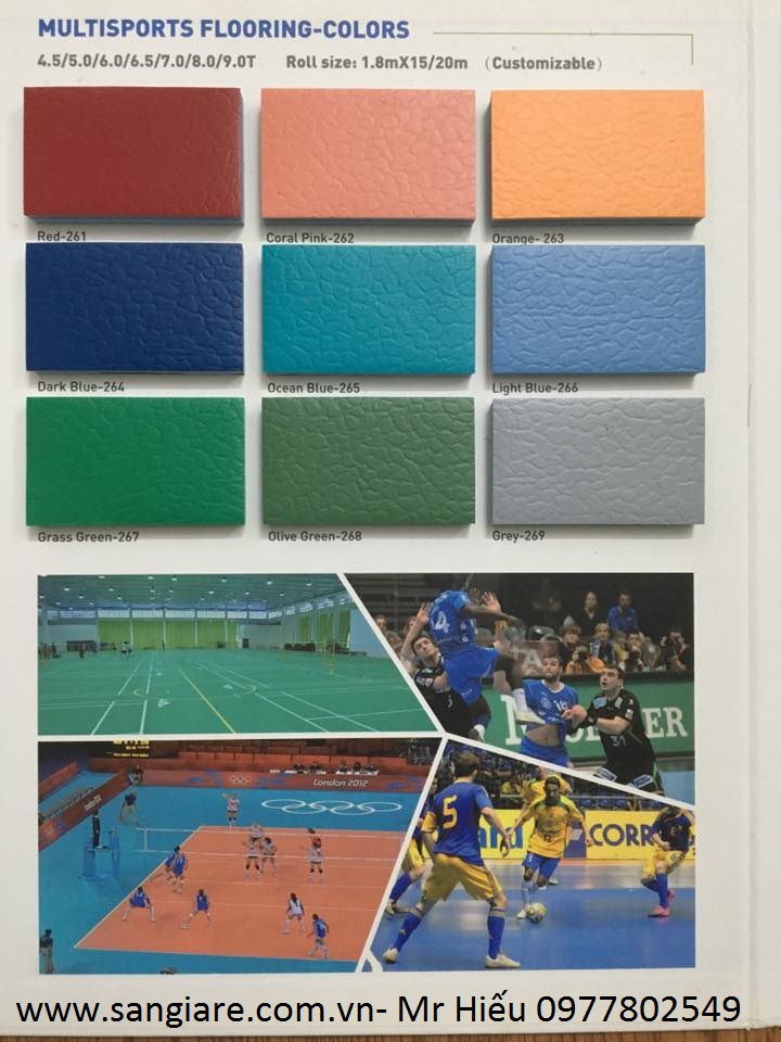 Thảm thể thao  Aceflor Mutisports 