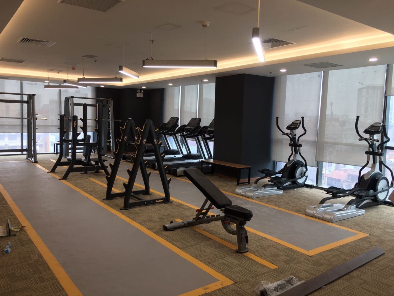 Thảm trải sàn phòng gym 