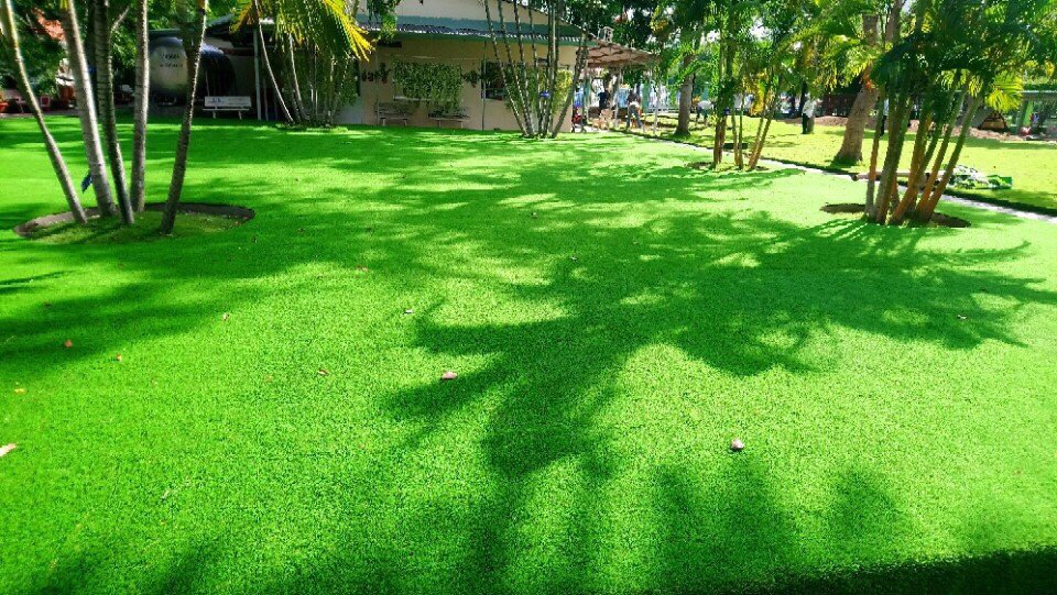 cỏ nhân tạo khu hoa viên