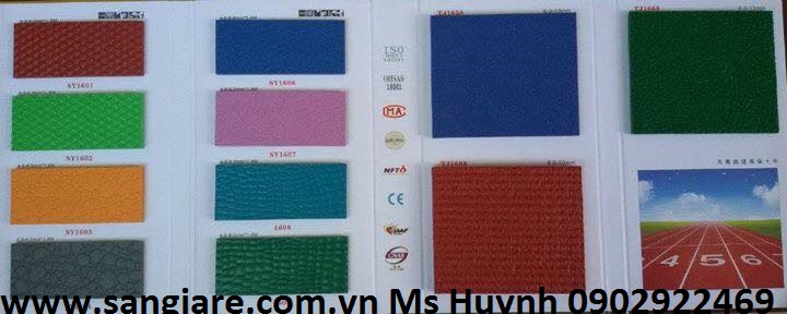 Màu thảm vinyl ngoai trời
